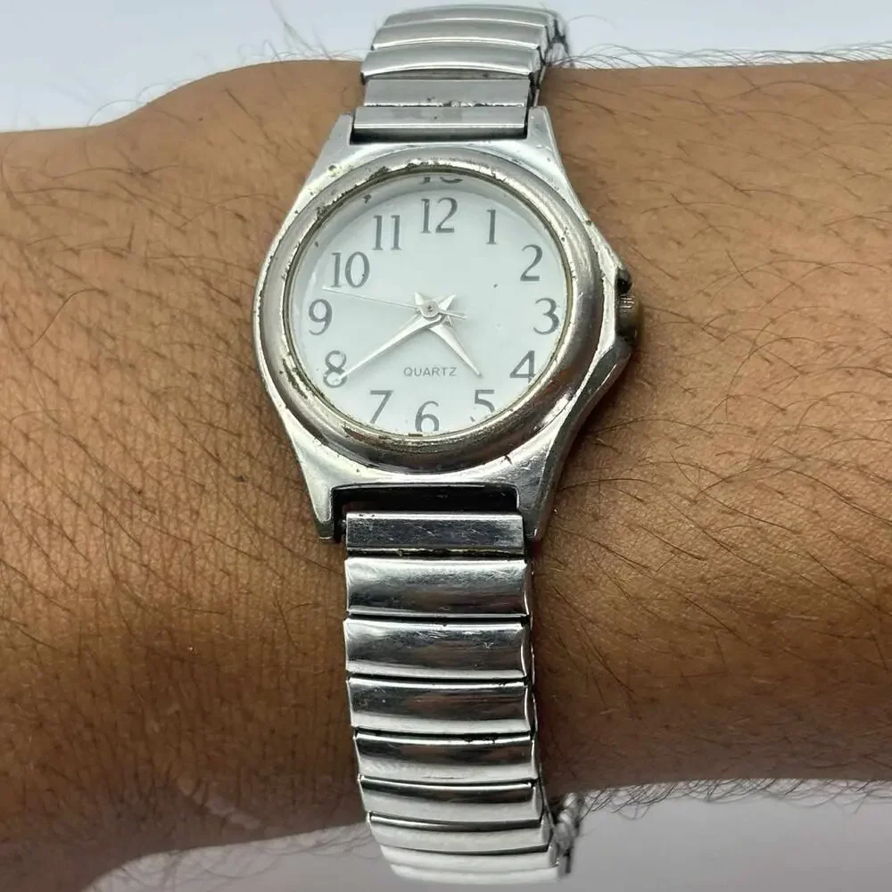 Silver Retro Watch